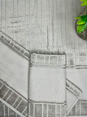 Kit Toalhas Velour Artesanalle Liso - Cinza(3 peças)