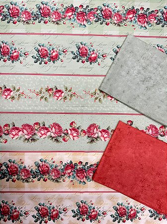 BR134 Kit Barrado Rosas Romance