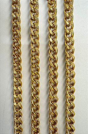 Corrente 10 mm Ouro - 1 metro