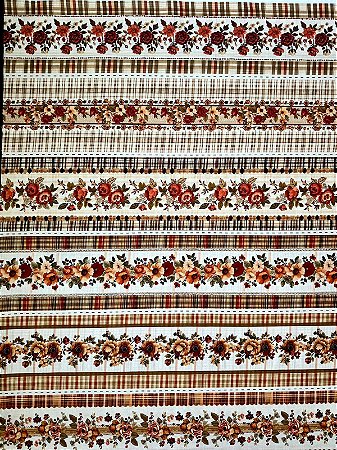 BR035 Barrado Floral Telha