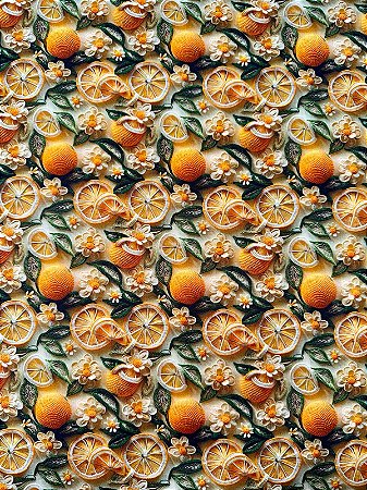 TC081 Tricoline Rodelas de Laranja