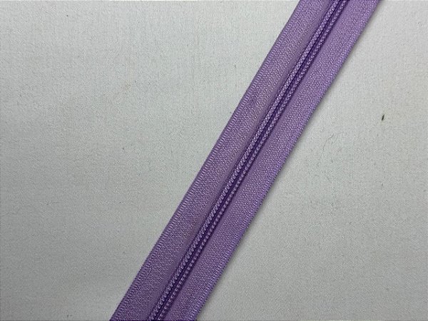 Zíper Nylon N5 (cor lilás) - 1 metro