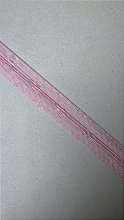 Zíper Nylon N5 (cor rosa) - 1 metro