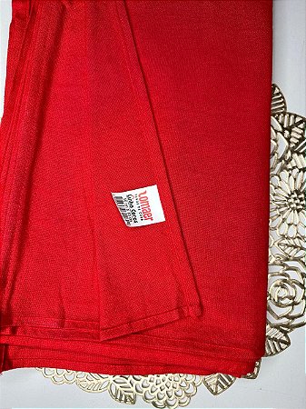 Pano de Prato com bainha vermelho (dúzia)