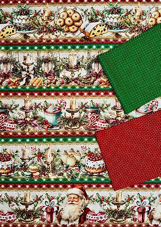 Kit BR249 Barrado ceia de natal