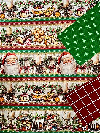 Kit BR249 Barrado ceia de natal
