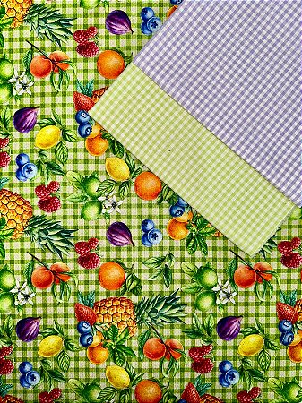 Kit TC126 Tricoline tropical xadrez