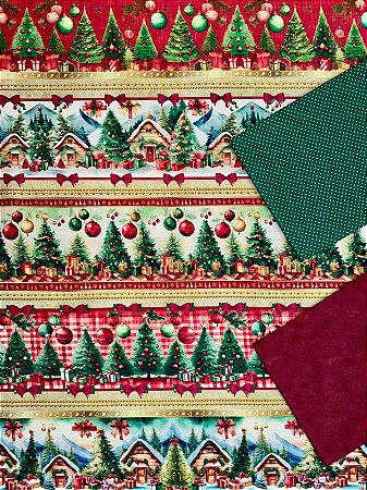 Kit BR265 Barrado Árvores de natal