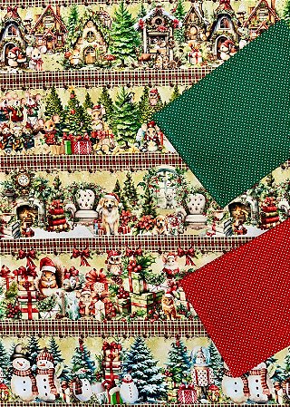 Kit BR295 Barrado natal no bosque
