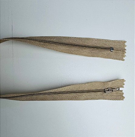 Zíper Nylon N5 (cor bege) - 40cm