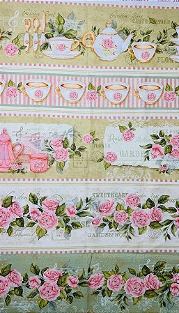 Barrado garden rose (41 x 150)