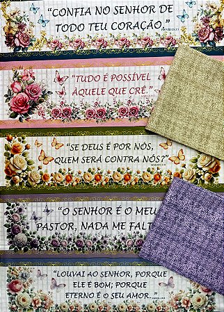 Kit BR314 Barrado Versículos