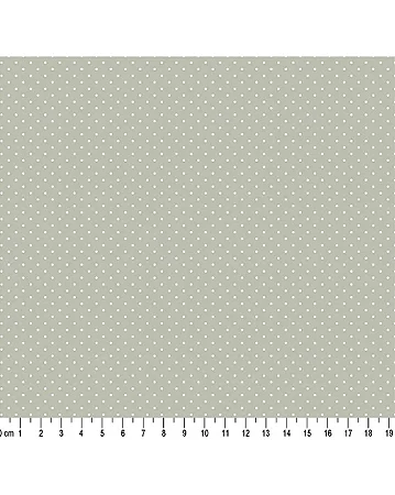 Poá 79 Cinza com Branco