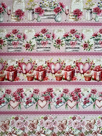 BR326 Barrado Champanhe Rose