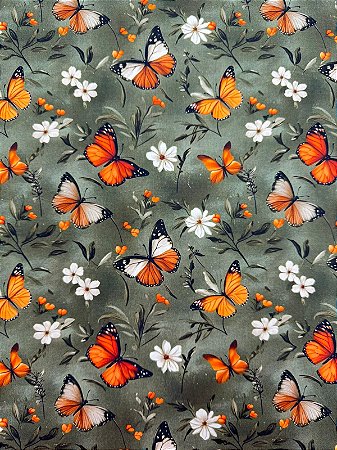 TC166 Tricoline Asas Florais