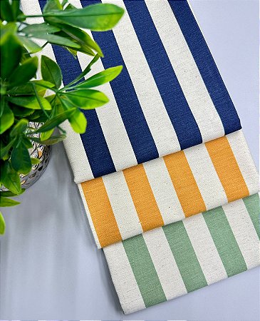 Kit Cotton Line Listrado (3 cores)