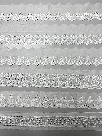 KIT BORDADO INGLÊS PARA 12 PANOS 1