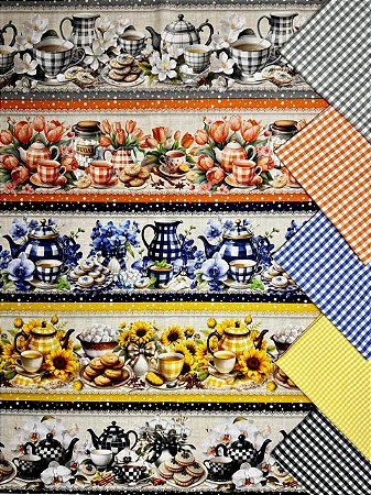 Kit BR344 Barrado Chá da Primavera