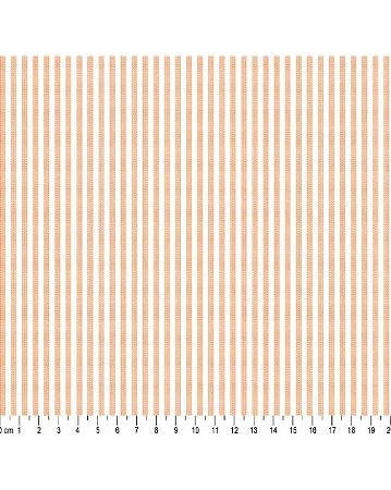 Tricoline Fio Tinto Listrado L227 Laranja (1104)
