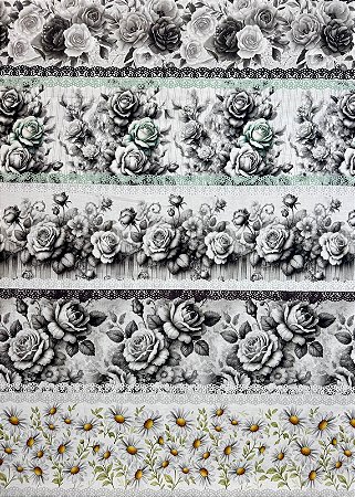 BR350 Barrado Floral Noturno