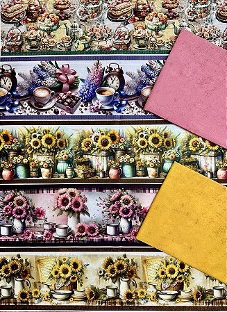 Kit BR349 Barrado Chá das Cinco