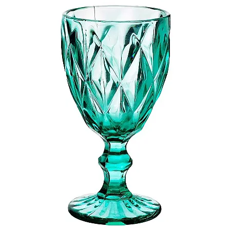 78987451326201 Jogo de Taças Diamante 6 Peças 340ml em Vidro Original
