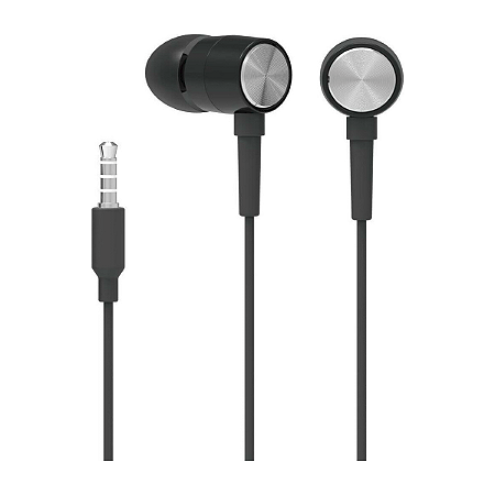 Fone de ouvido HP DHH-1111 - Intra Preto Com conexão P2 3.5