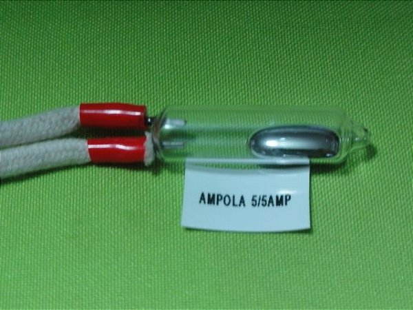Ampola Mercurio N5 de 5 ampares