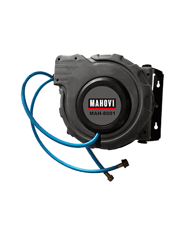 Carretel Para Agua e Ar Com Mangueira Retratil Mah-8001 - Mahovi