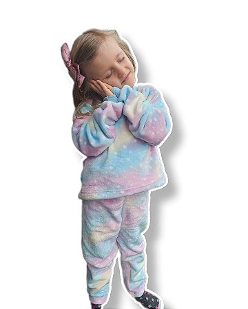 Pijama infantil Unicórnio