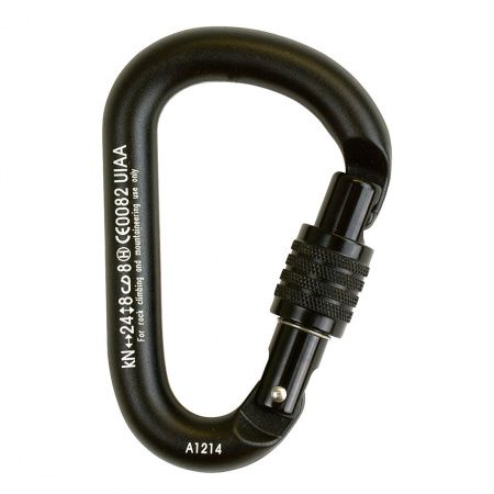 Mosquetão Element Locker - Metolius - Cores: Preto e Verde