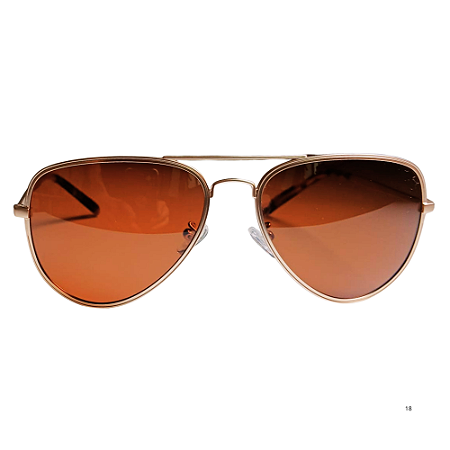 Óculos De Sol AVIATOR Polarizados VANMAGE MARRON