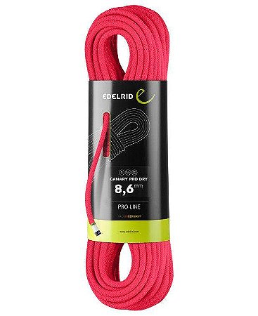 Corda Edelrid - Canary Pro Dry 8.6 (PINK)