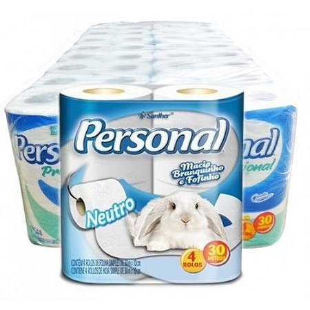 Papel Higiênico Personal Fardo com 64 Rolos