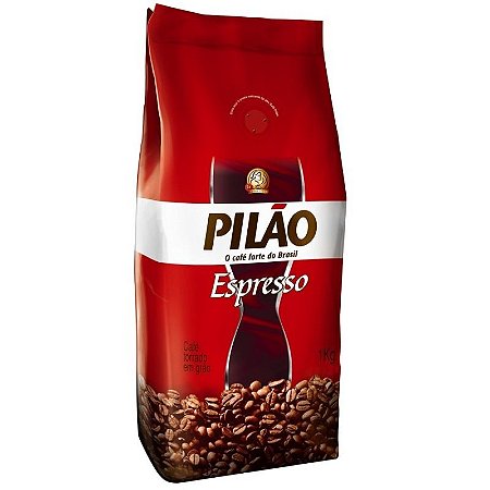 Café Torrado em Grão Expresso Pilão Pacote 1KG