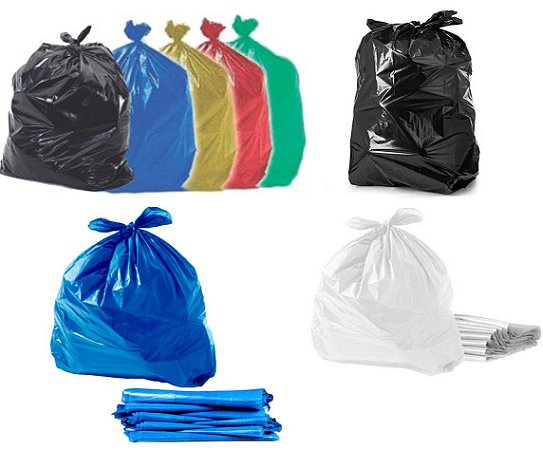 Saco para LIxo WBColor 20 Litros Reforçado PT 100 Unidades