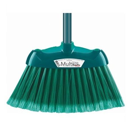 Vassoura Multiuso Plástico Verde Cabo 1,50 Metros Bettanin