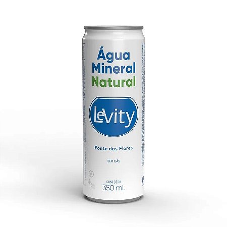 Água Mineral Levity Natural Lata 350ml Caixa c/ 12 un