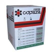 Copo descartável 180ml COPAZA branco com 2.500 Unidades