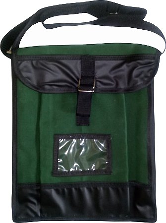 Bolsa lona para ferramentas tipo tira colo com 2 compartimento