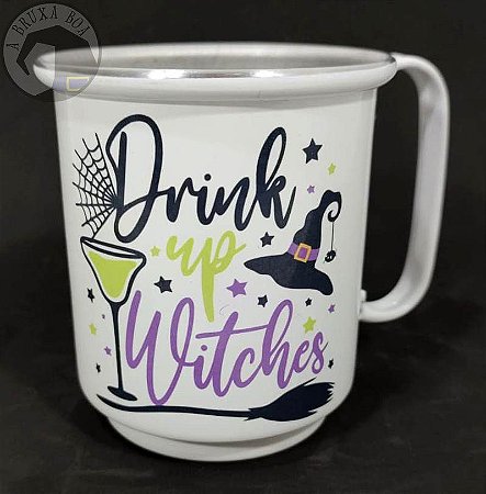 Caneca Drink Up Witches (Alumínio)
