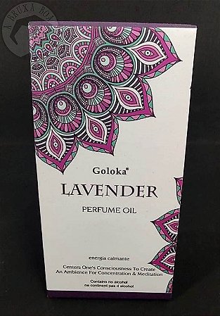 Perfume Indiano Lavender - Goloka - Energia Calmante