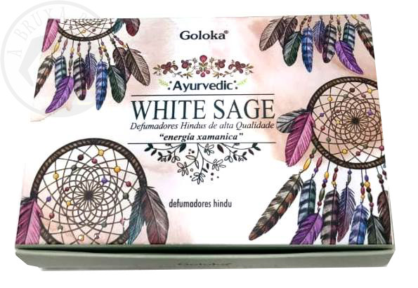 Defumador - White Sage - Goloka (Sálvia Branca)