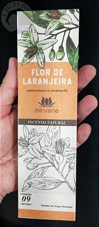 Incenso Natural - Flor de Laranjeira - Harmoniza o Ambiente