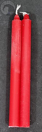 Vela Palito - Vermelha - Pacote com 2 Velas