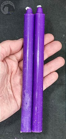 Vela Palito Violeta - Pacote com 2 Velas