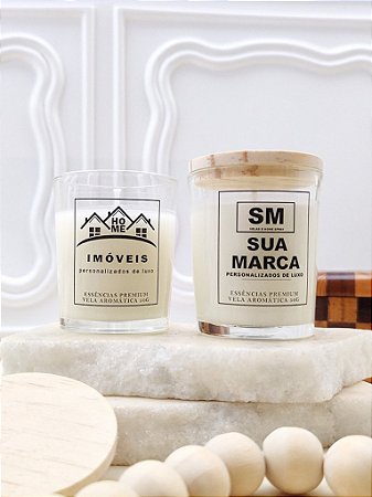 Personalizadas 50g Tampa Madeira