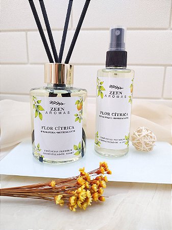 Kit Difusor + Home Spray | Flor Cítrica