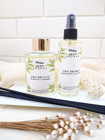 Kit Difusor + Home Spray | Chá Branco