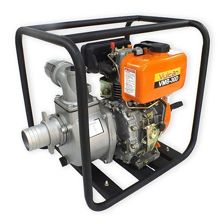 MOTOBOMBA DIESEL AUTOESCORVANTE 3'' POL. 296cc 7HP VMB30D VULCAN TRENT